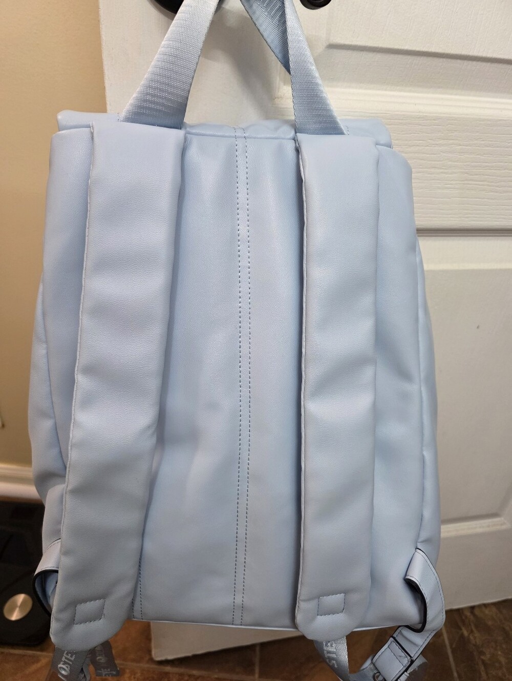 Steve Madden Bundle Olive Quilted Crossbody Bag And Baby Blue Book Bag - Picture 5 of 13